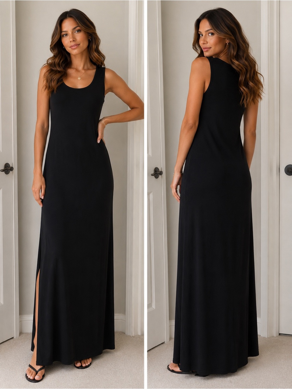 Z Supply Black Sleeveless Maxi Dress